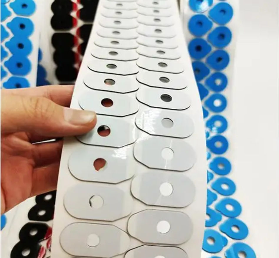 Glasses Processing Oval Self-Adhesive Non-Slip Lens Blocking Pads Optical Edging Machine Pad 1000 Pieces Per Roll