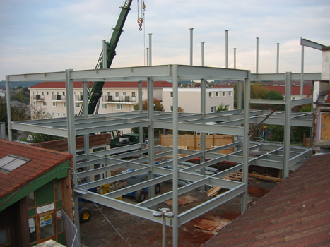 Multi Floor Modern Design Steel Structure Prefabricated Building Office/Steel Office
