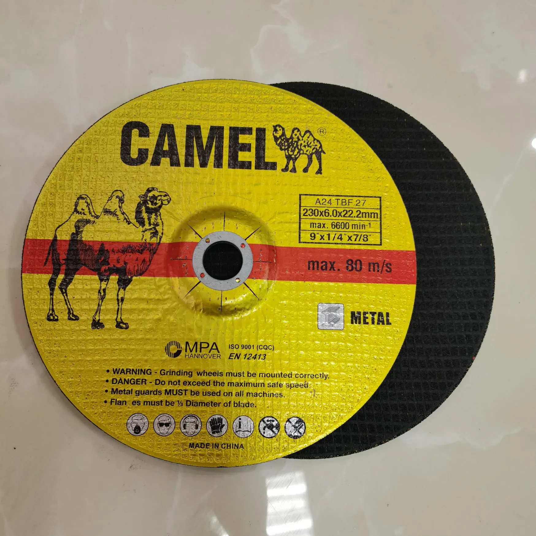 Шлифовальный круг T27 230x6мм, зерно 24