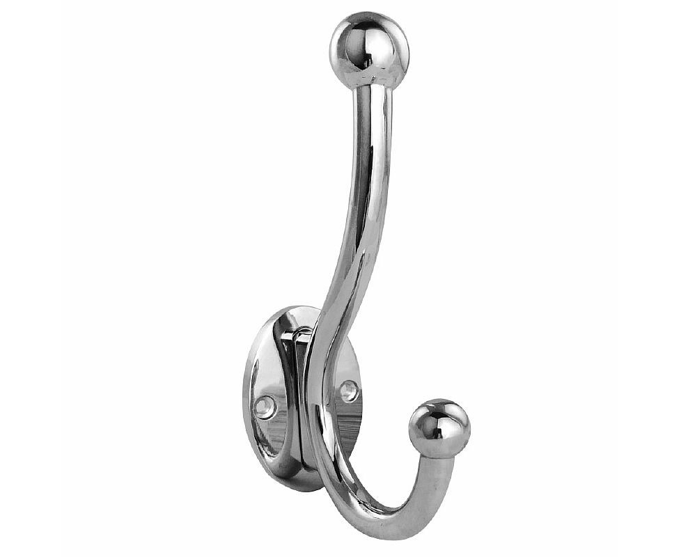 Mdyg04sn Die-Cast Zinc Coat Hook, Satin Nickel Finish