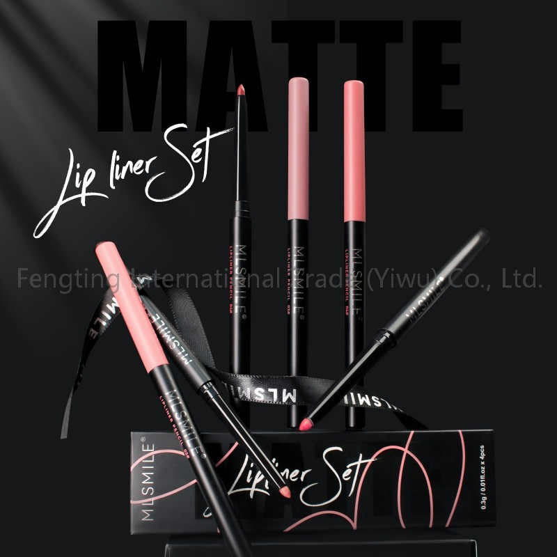 Custom No Logo Luxury Cruelty Free Waterproof Private Label Creamy Pigmented Matte High Quality Fashion Nude Creme Brown Lip Liner