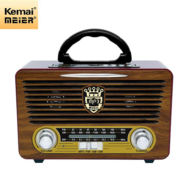Vintage Style Classic FM Portable Radio Digital Screen Home Kitchen Radio