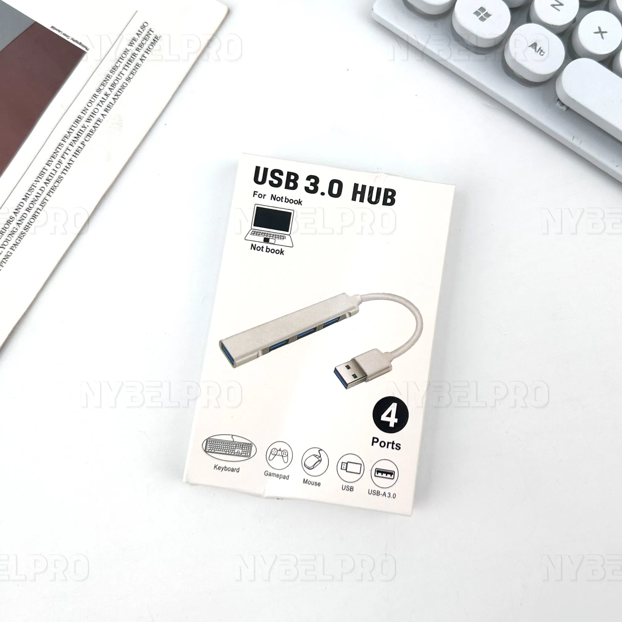 Док-станция USB 4 порта для телефона, планшета, ноутбука