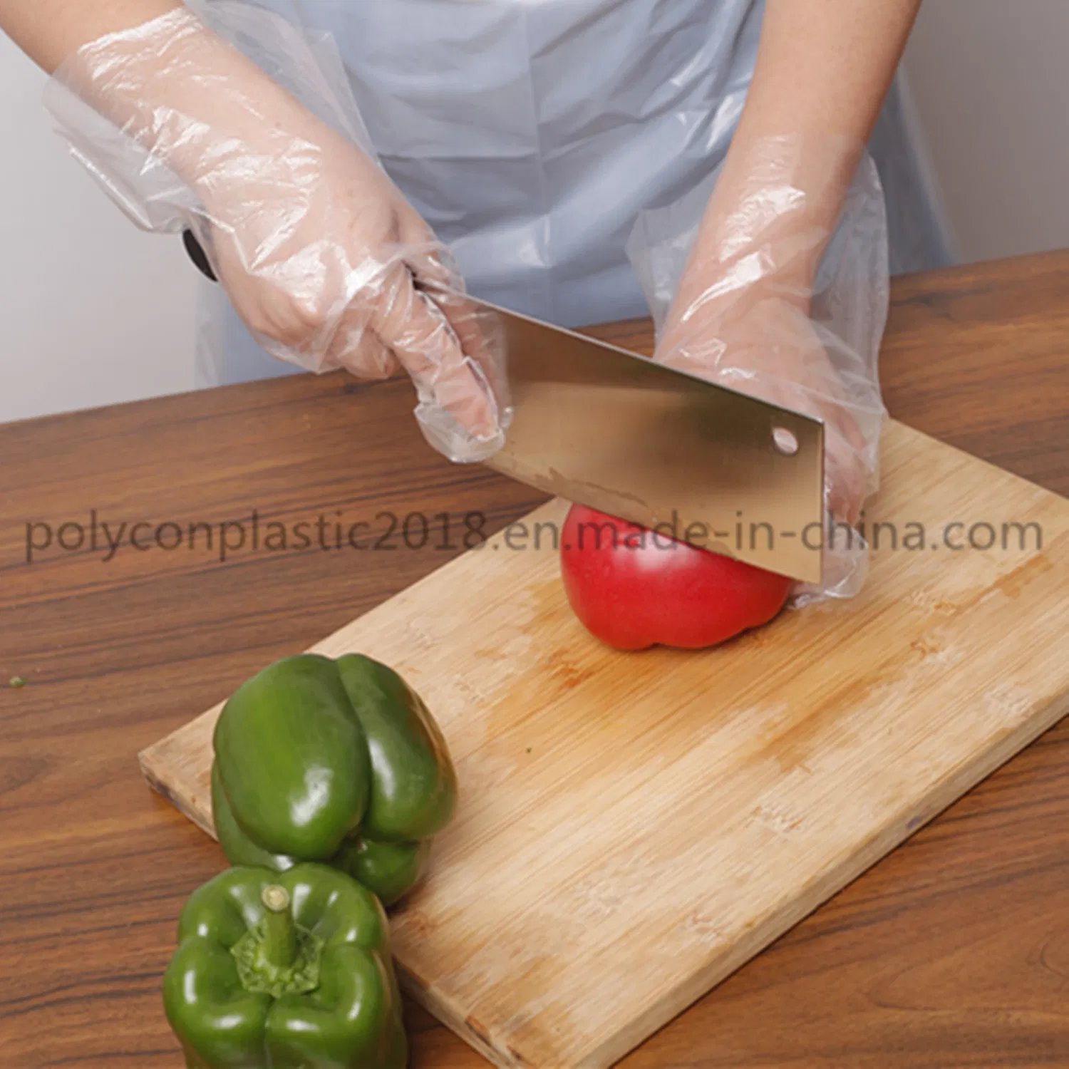 Plastic Clear LDPE Gloves Polythene Disposable Food Dealing Glove with Cheap Price