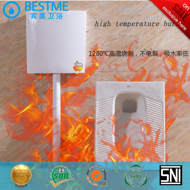 Wall Hung Plastic PP Toilet Tank Bathroom Accessories Plastic Tank (Bc-9802)