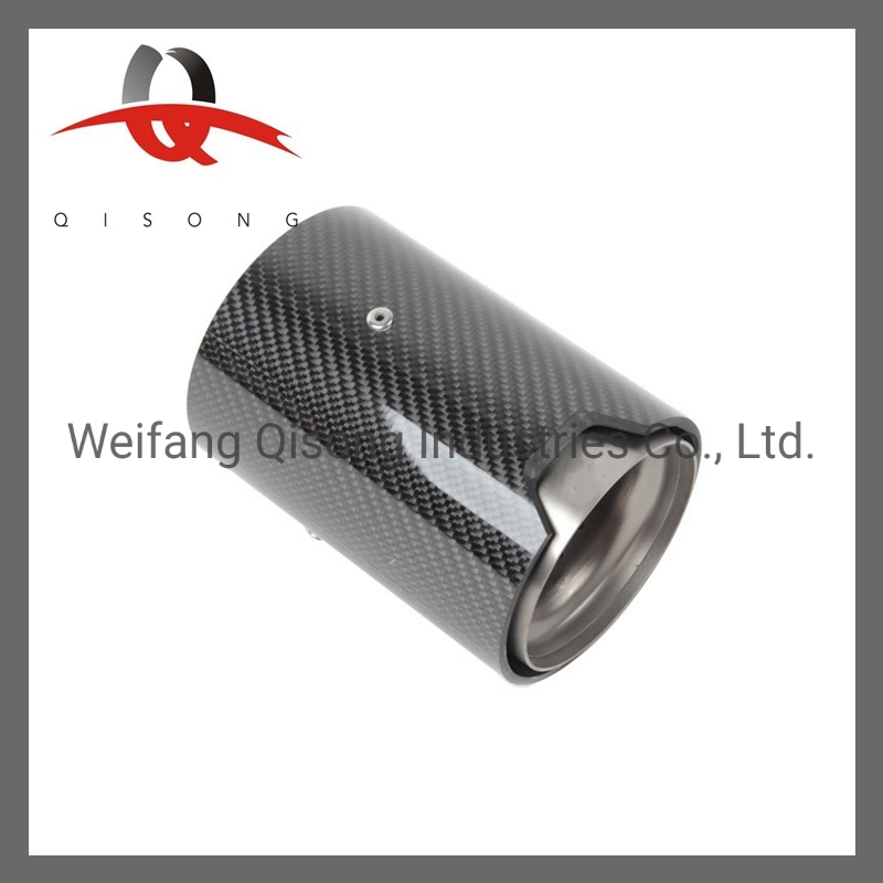 Выхлопная насадка Qisong Classic Black Carbon Fiber