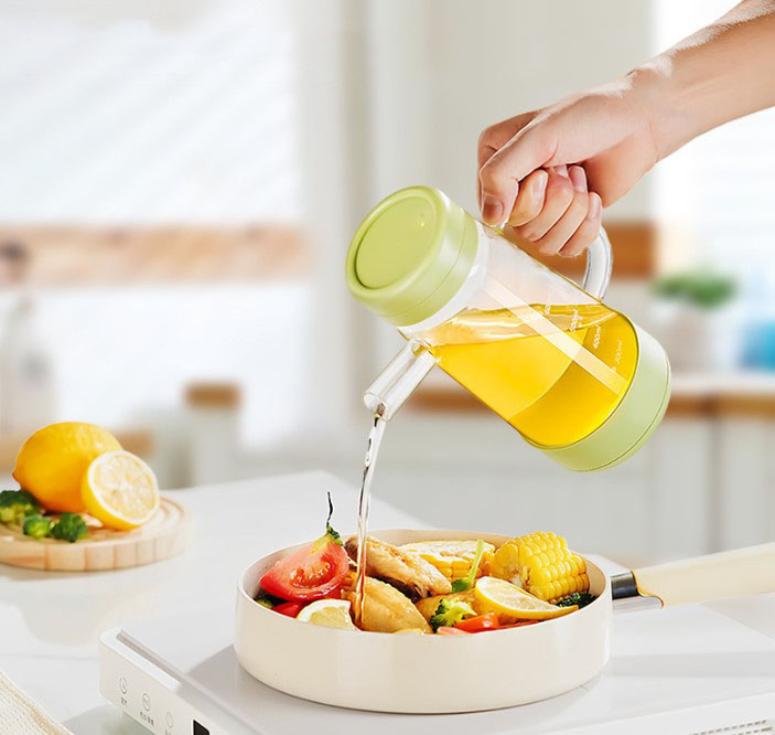 Wholesale High-Quality Household Kitchen Soy Sauce Leak-Proof Glass Oil Bottle