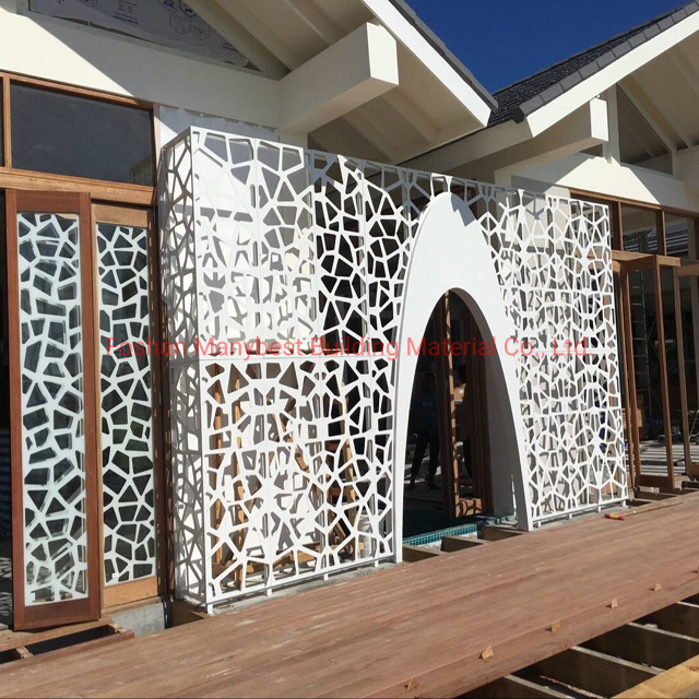 Customized Carving Aluminum Wall Panel Metal Screen Fence for Interior