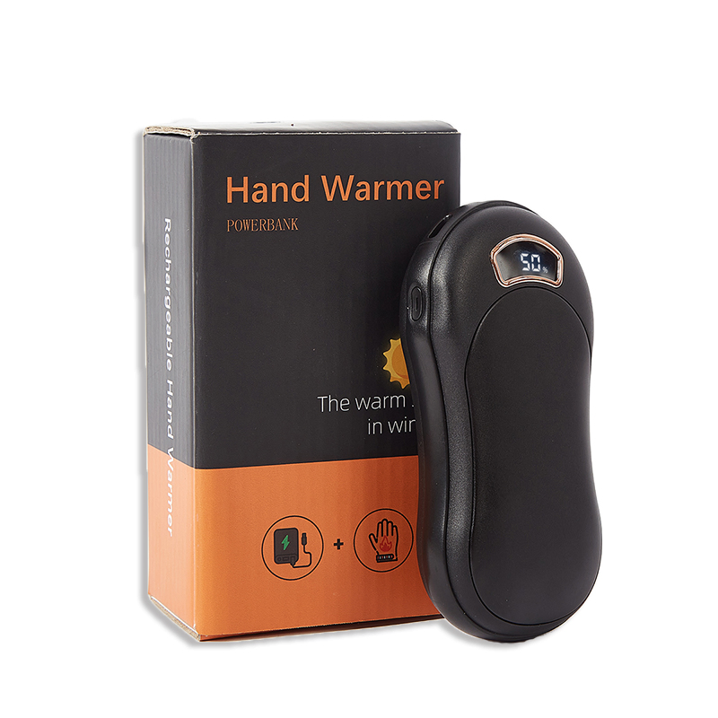 Customize Logo Reusable Electric Portable Heater Gift Mobile USB Rechargeable Hand Warmer