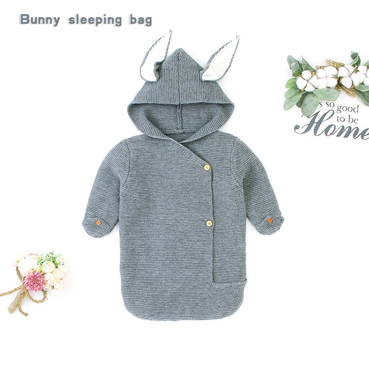 Baby Girls Boys Stroller Wrap Nap Blankets, Soft Thick Fleece Knit Sleeping Bag
