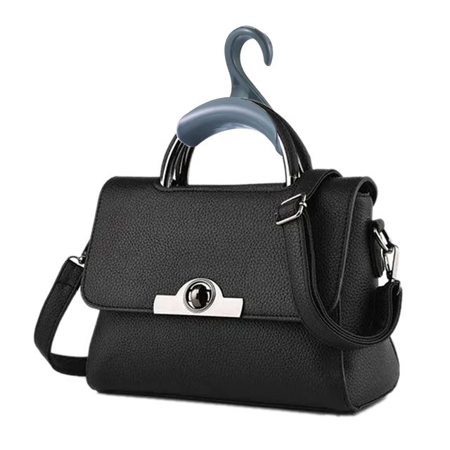 Closet Bag Hooks Rack Arch with Handbag Hangers Tie Scarf Hanging Buckles Multi-Purpose Closet