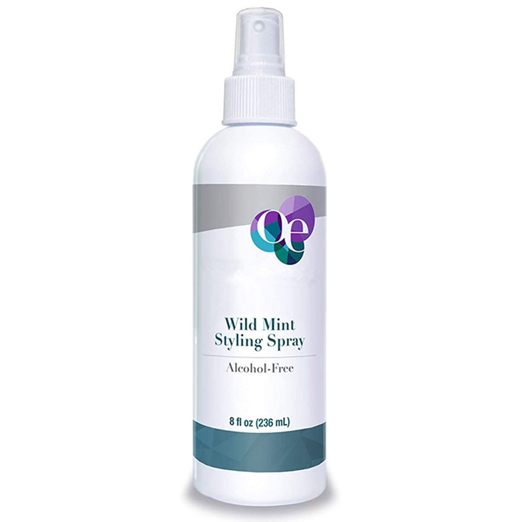 OEM ODM Revitalizing Therapy Mint Hair Styling Spray for All Hair Types