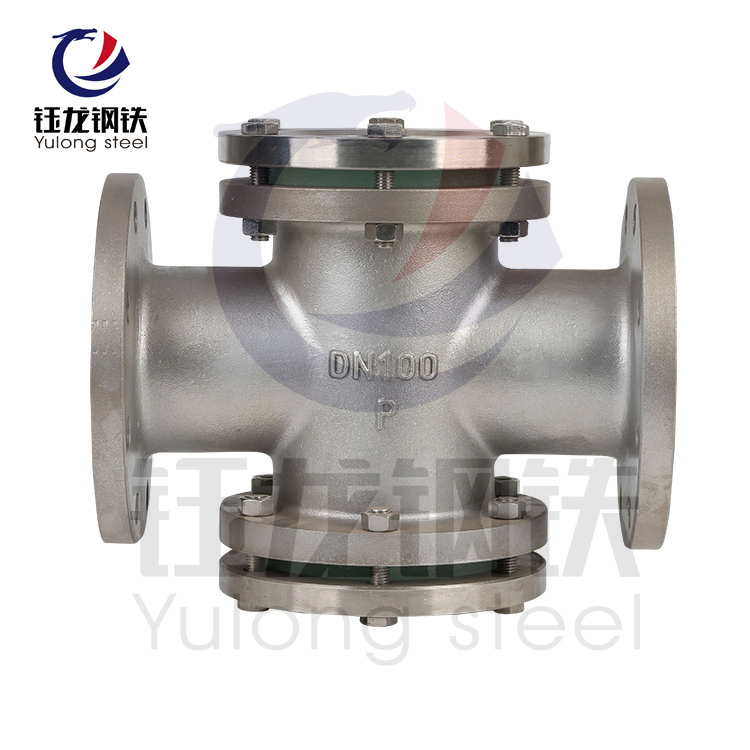 Stainless Steel Water Flow Indicator Circular Rectangular Acrylic Flange Sight Glass Valve