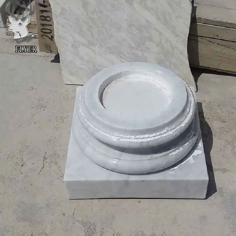 Customized Home Decoration Building Architecture Marble Pillar Natural Stone Roman Column White Marble Column