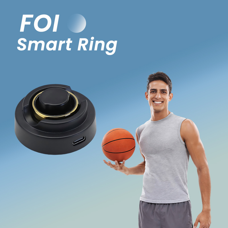 Smart Health Ring Heart Rate Blood Oxygen Sleep Tracking Fitness for Phone