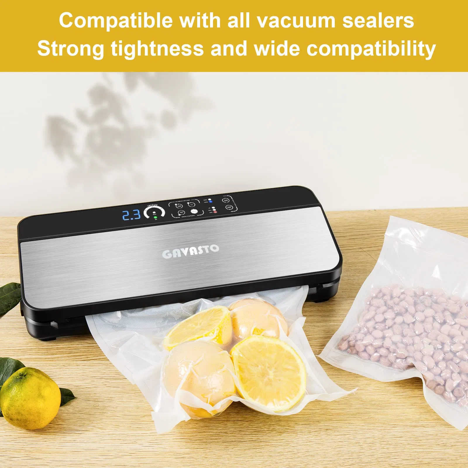 Eco Friendly Biodegradable Vacuum Sealer Rolls Sealer Bags Food Seal Meal Bags