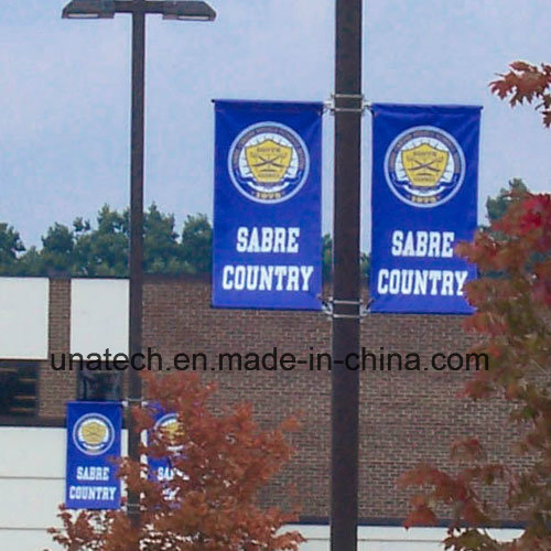 Metal Aluminium Street Lamp Pole Advertising Sign Kit