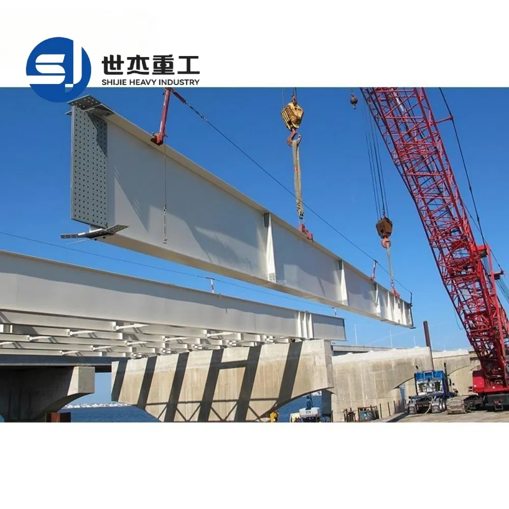 Hot Sales Factory-Fabricated Heavy Girder Steel Structure Bridge Hot Dipped Galvanized Structural Beam Sheet Metal Fabrication