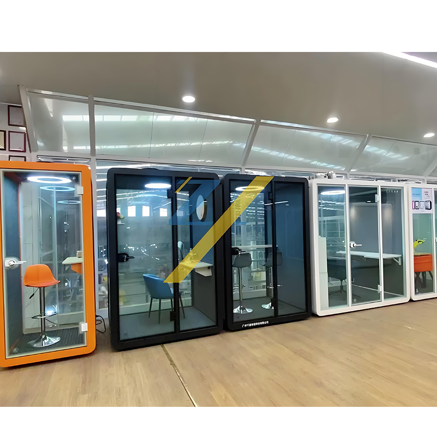 ODM Thermal Insulation Fashion Customize Lounge Painting Booths for Wooden Furniture Karaoke Booth Soundproof Drum Room