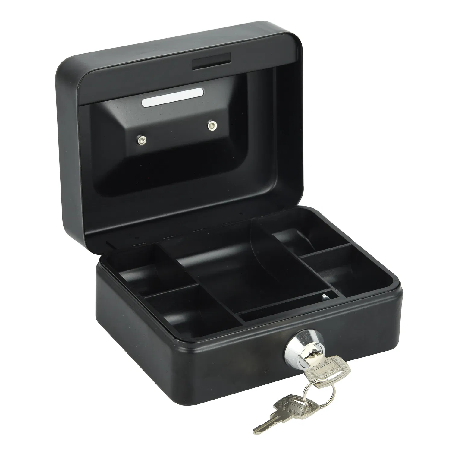 Portable Piggy Money Safe Box Cash Drawer Safe Mini Cash Box with Key Lock Safe Metal Money Box