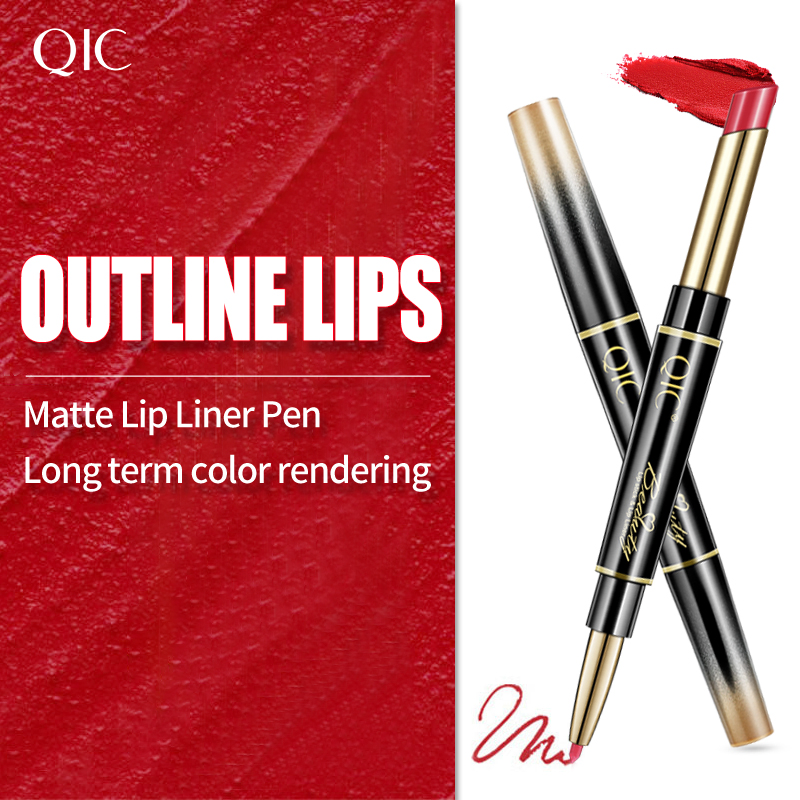 Private Label Cosmetic Multi Colors Customize Logo Creamy Lipliner Waterproof Long Lasting Smooth Lip Liner Pencil