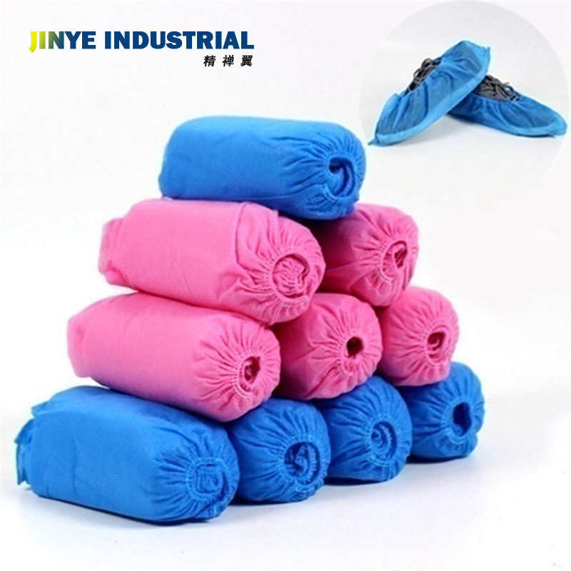 Disposable Non-Woven Fabric Shoe Cover Blue Color