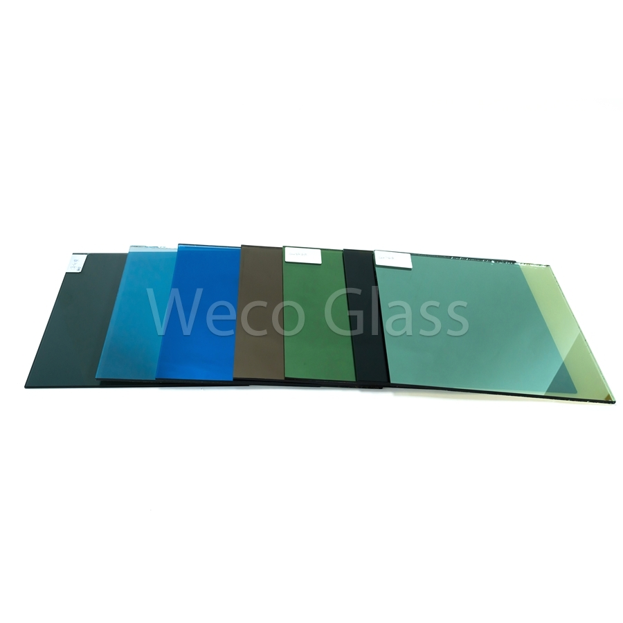 UV Protection 4-12mm Thickness Colored Tinted Glass for Glass Cabinets