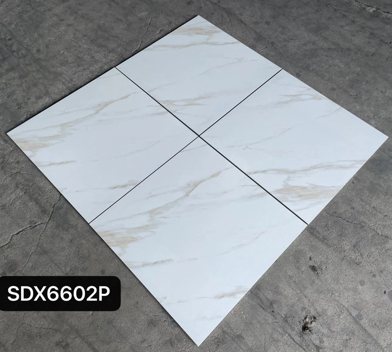 White Marble Floor Polished Glazed Pisos Porcelanato Tile Floor Porcelain Price