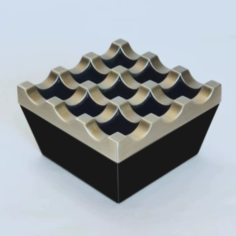 Металлическая пепельница из алюминиевого сплава, 9/16 отверстий