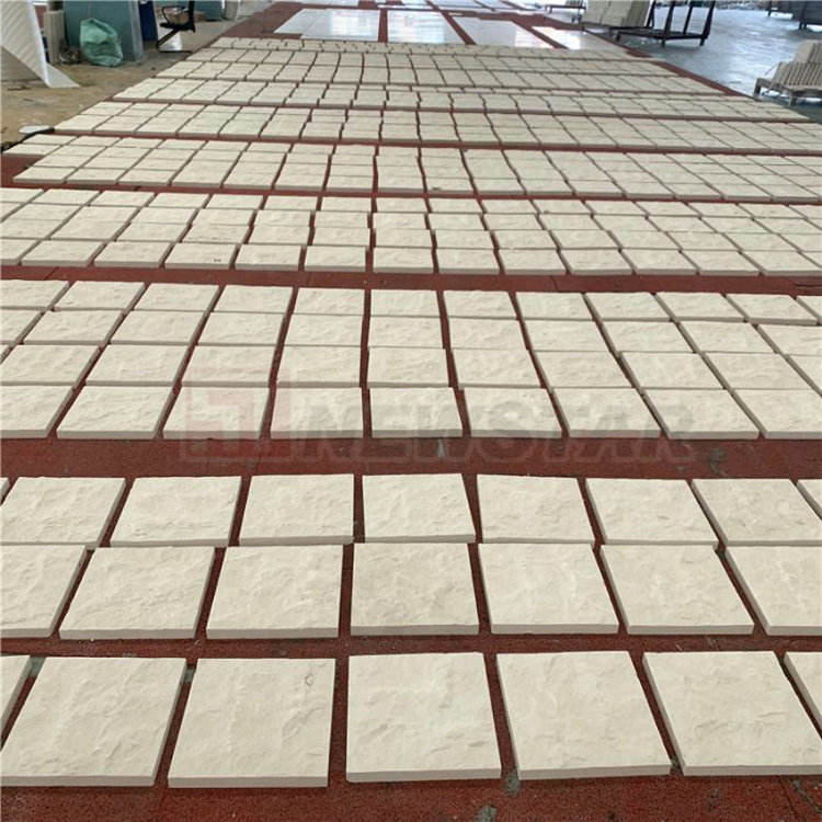 Natural Stone Split Honed Surface Cream Bello White Limestone Floor and Wall Tiles