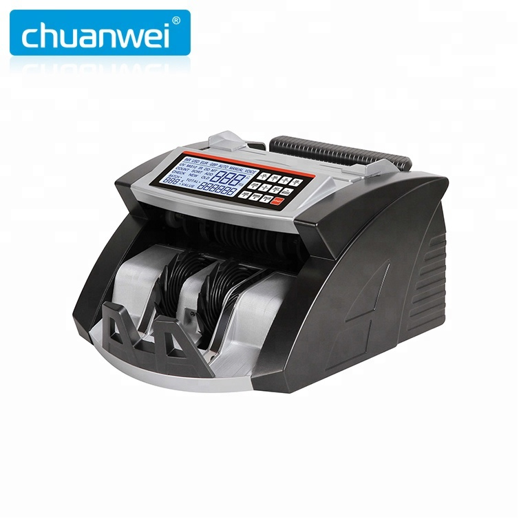 Al-6000 Multi Currency Counterfeit Fake Money Counter Banknote Cash Detector Money Note Counting Machine