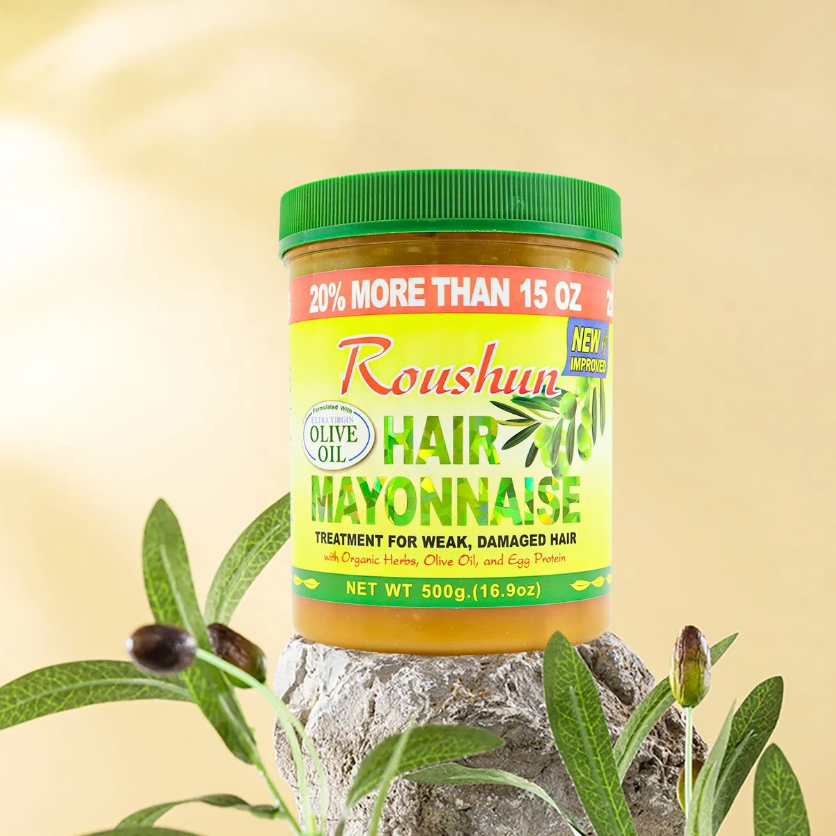 Olive Hair Treatment Hair Mayonnaise Treatment for Weak Damaged Hair