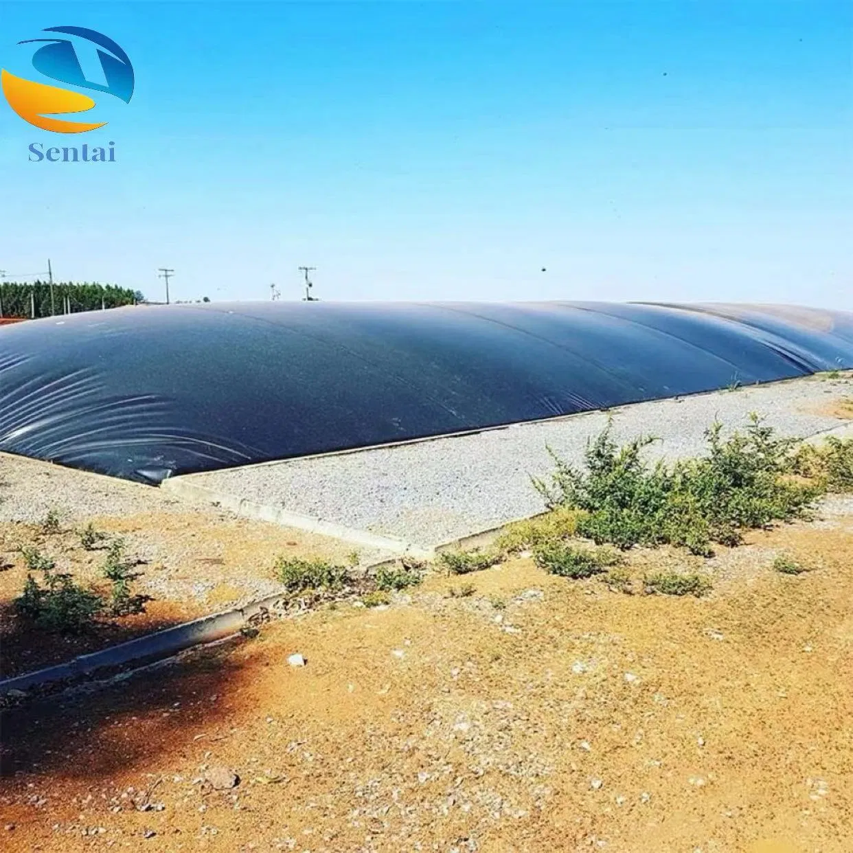 1mm and 2mm Smooth HDPE Geomembrane Landfill Tailings Dam Gold Mine Copper Mine Heap Leaching Tank Pond Liner