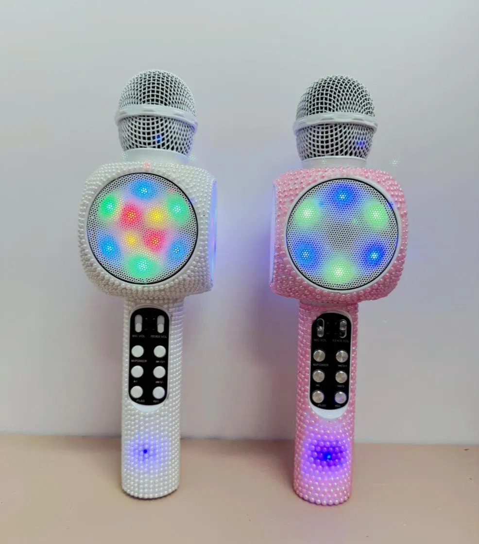 Advanced Bluetooth Connected Plastic Toy Wireless Microphone for KTV Singing