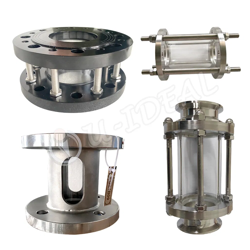 Full View Flanged Sight Flow Indicator Full Window Sight Glass Manufacture