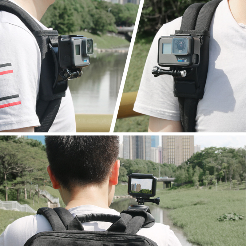 Camera Holder Backpack Shoulder Strap Mount 360 Rotation J Hook Wyz15513