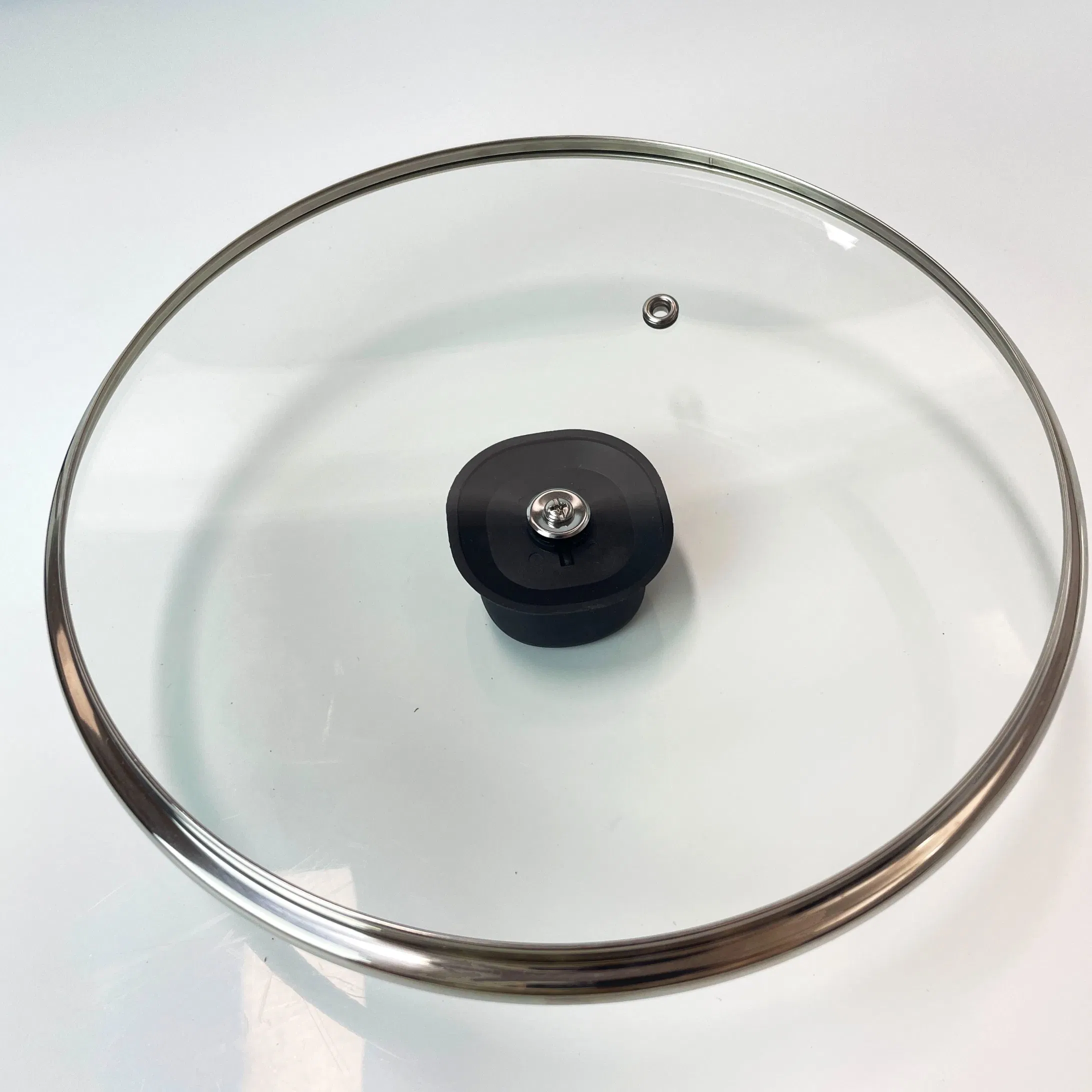 Круглая стеклянная крышка для кастрюль