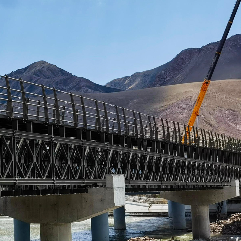 Durable Portable Steel Bailey Bridge for Quick Construction
