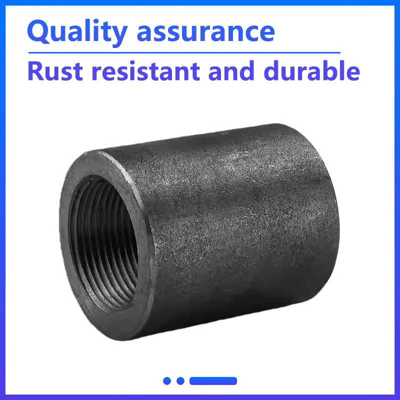 Fcatory Directly Selling Industrial High Pressure Carbon Steel 1'' Threaded Coupling