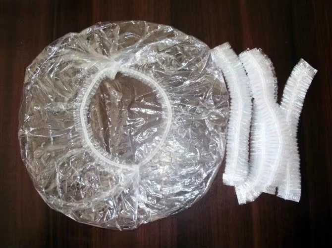 Disposable Plastic Safety Products Shower Cap Hair Net Strip Portable and Soft Mob