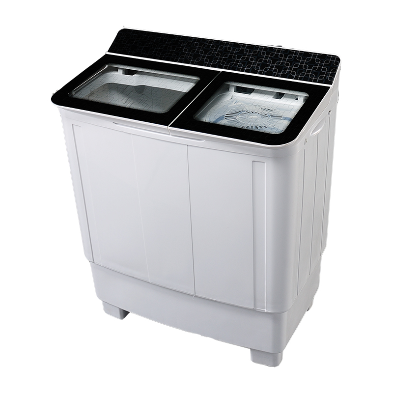 Wholesale 17kg Flip Glass Double Bucket Top Mounted Household Semi-Automatic Washing Machine