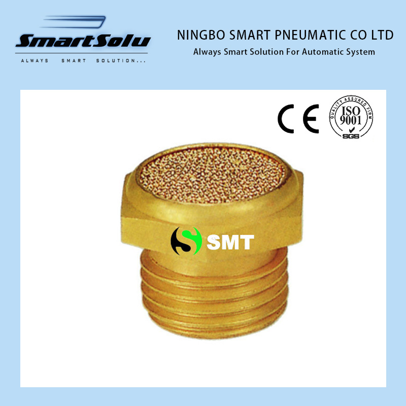 Пневматический глушитель выхлопа A Type, медный/латунный