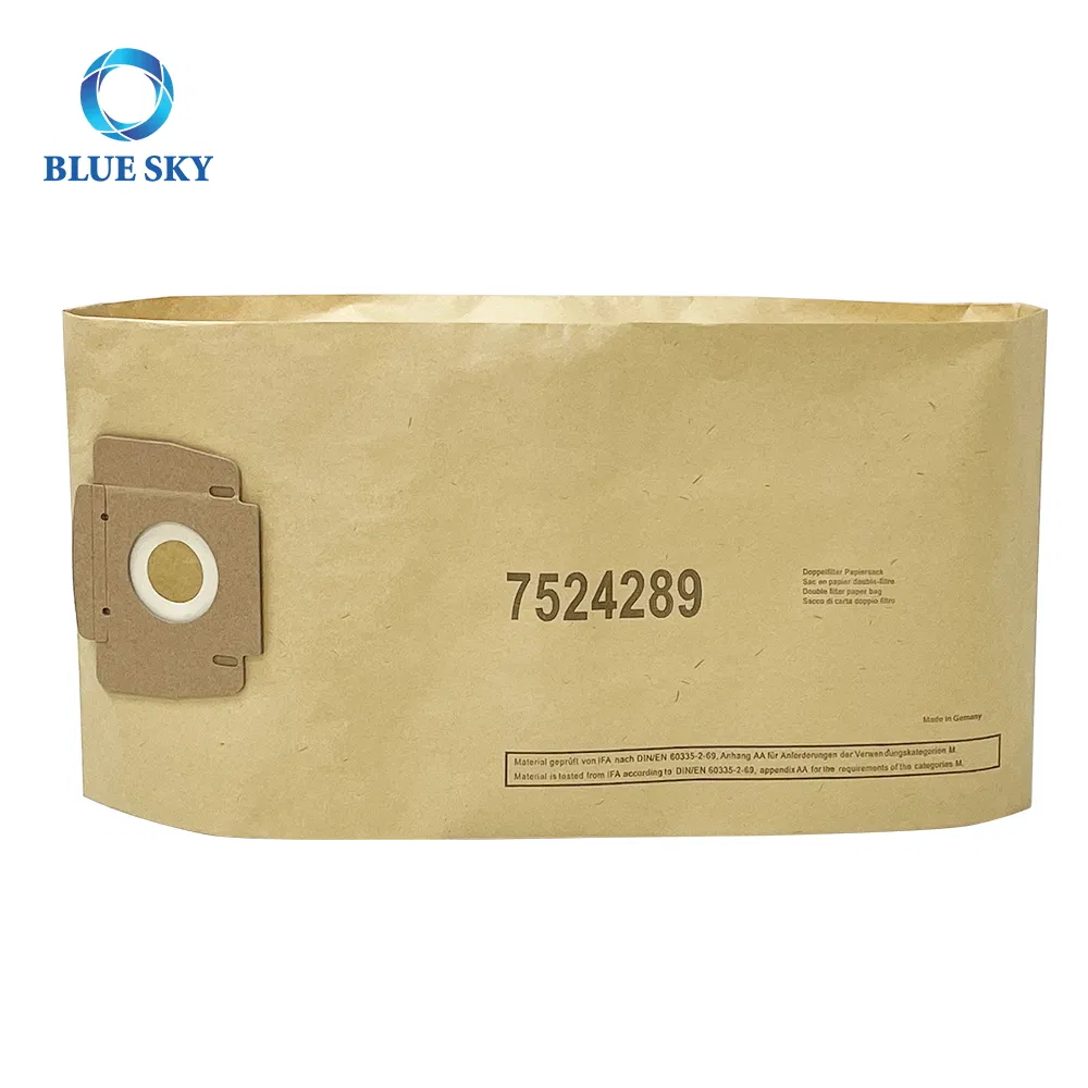 Replacement Paper Suction Dust Bags for Taski 7524289 Aero 8 15 Plus Vacuum Cleaner Spare Parts Attachment