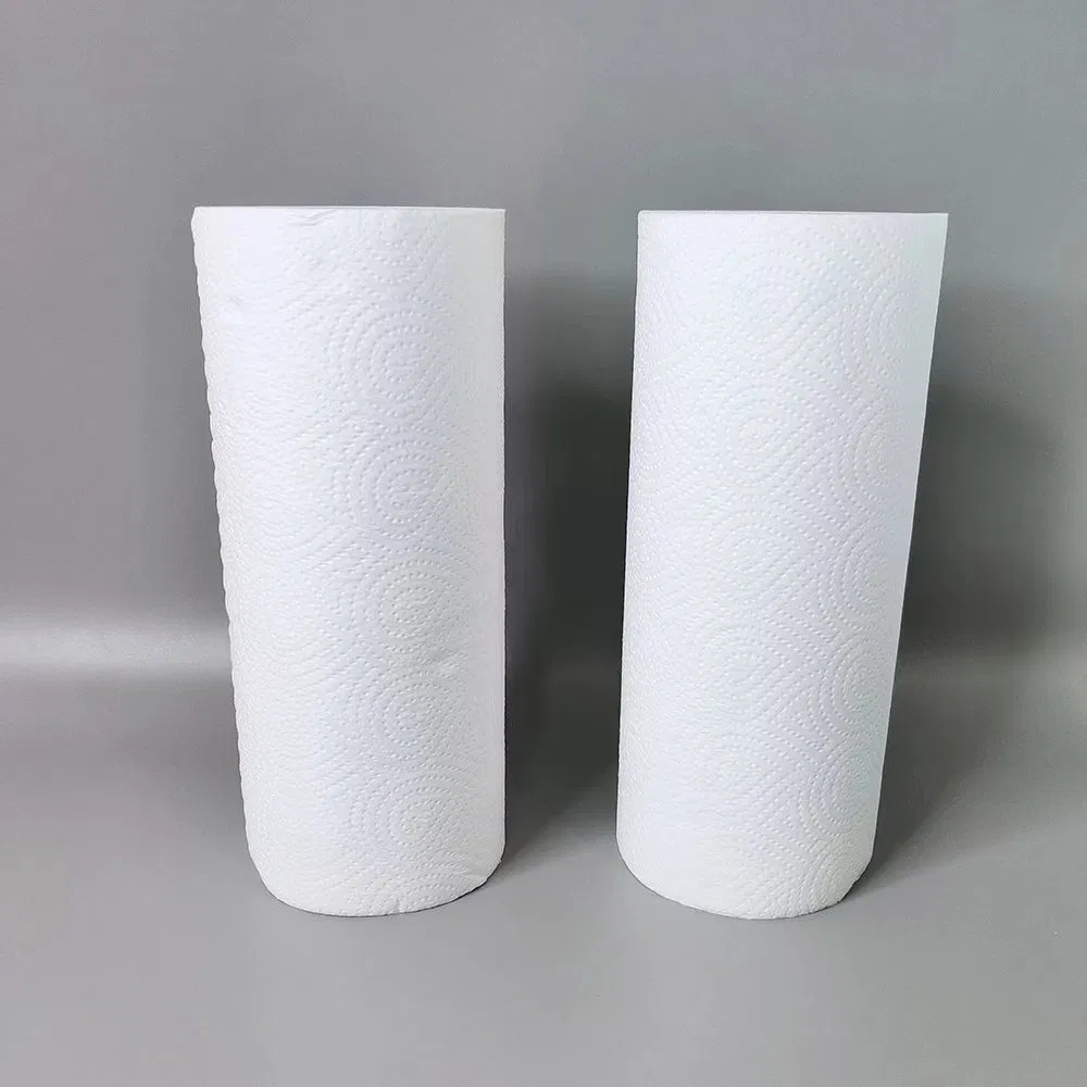 Custom Soft Wholesale Bulk White Strong Kitchen Towel Paper with Free Sample