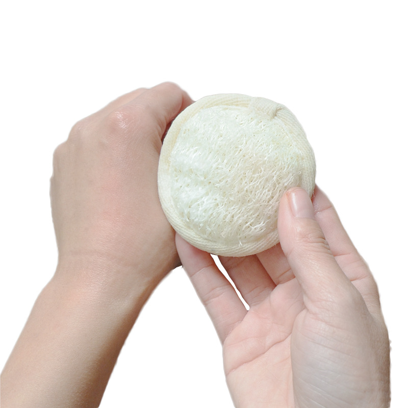 Eco-Friendly Natural Sponge Shower Hotel Travel Bath Brush 9*12cm Loofah for Body