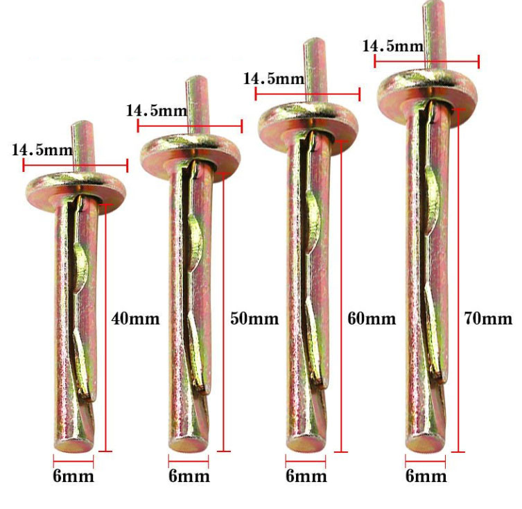 Ceiling Expansion Nails Hammer Expansion Screws Impact Expansion Bolts