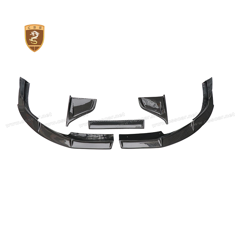 Карбоновый обвес Ferrari F8 в стиле MSY: передний спойлер, канарды, пороги, диффузор, заднее антикрыло