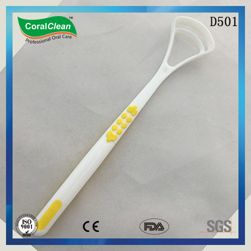 Tongue Cleaner Non-Slip Handle 2 PCS Blister Card Packing