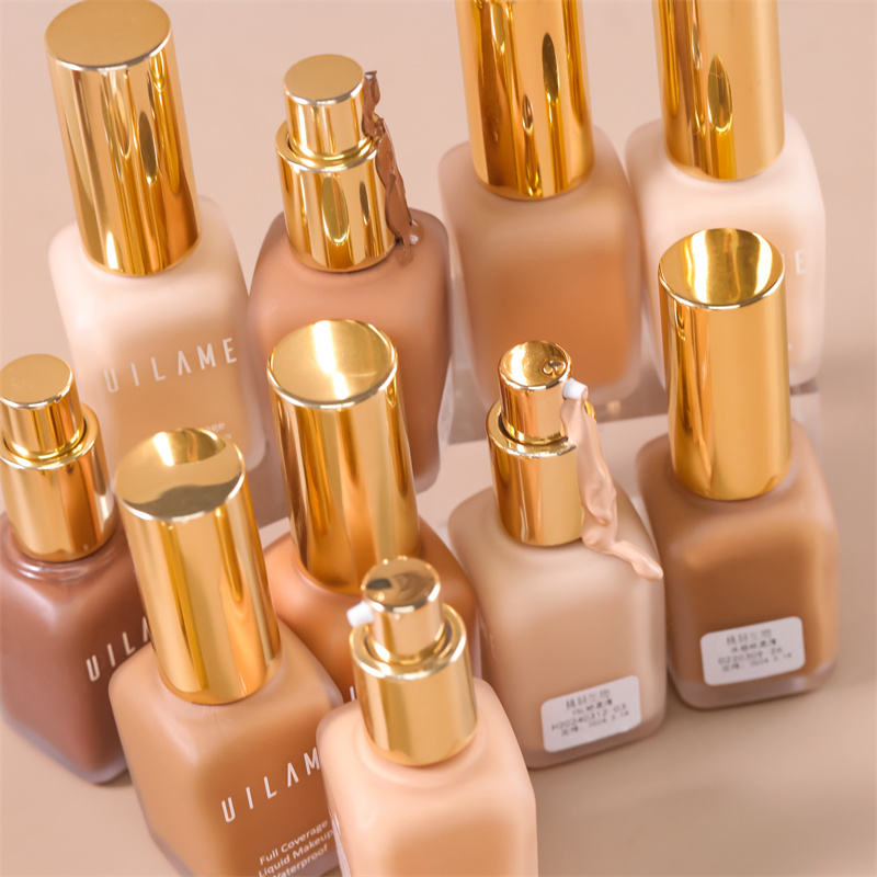 Professional Private Label Vegan Cosmetics Makeup Full Coverage Matte Waterproof Liquid Foundation