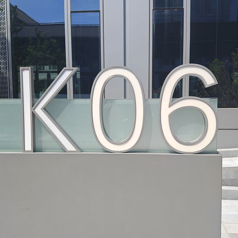 Non-Luminous Outdoor Marquee Letters for Building Advertising Decoration From Ezd Design